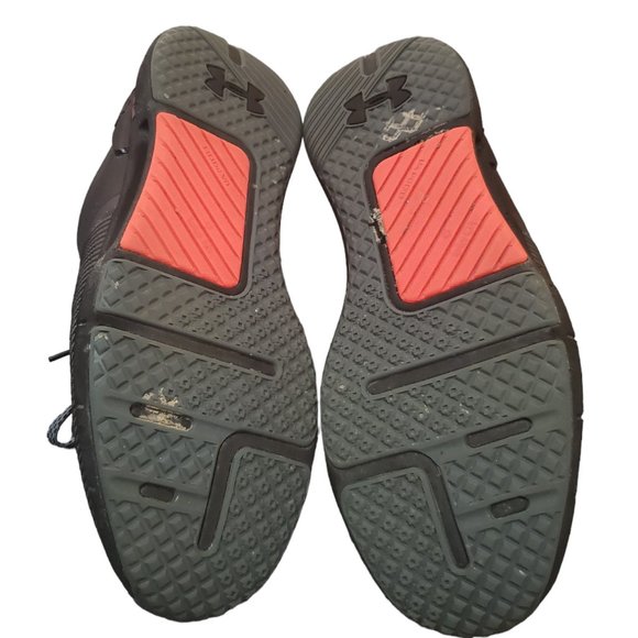 Under Armour HOVR Rise Mens Gray Black Red Size 9.5 Running Sneakers Shoes - Picture 6 of 6